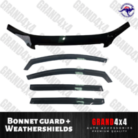 Bonnet Protector + Weathershields Window Visors for Holden Commodore VE Wagon