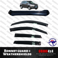 Bonnet Protector Guard + Window Visors to suit Mitsubishi ASX 2012 -  2016