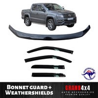 Bonnet Protector Guard + Weathershields for Volkswagen VW Amarok 2010-2021