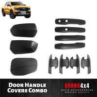 Door Handle Covers + Mirror Covers + Fuel Cover Combo Trim Ford Ranger T9 2022+