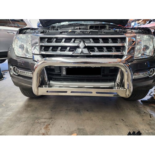 Stainless Steel Nudge Bar Grille Guard for Mitsubishi Pajero NX NW 2012 - 2020