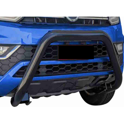 Black Steel Nudge Bar for Volkswagen Amarok 2010-2021 Sensor Compatible
