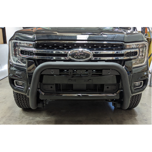 Black Steel Nudge Bar for Next Gen Ford Raptor Sensor/Camera Compatible