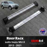 2 x NEW Aerodynamic Cross Bars Roof Racks for Isuzu MU-X MUX LST 2013 - 2019