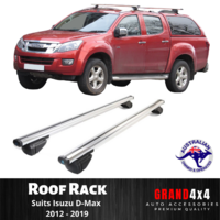 2x Cross Bar Roof Racks for Isuzu D-Max Dmax 2012-2019 Raised Roof Rail