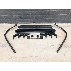 Steel Side Steps Brush Bars Rails suits VW Amarok 2010-2022 Volkswagen ...