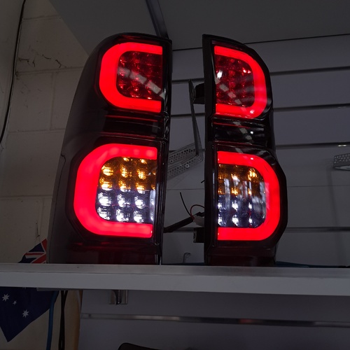 Smoked LED Tail Light for Toyota Hilux 2004 - 2015 Taillight