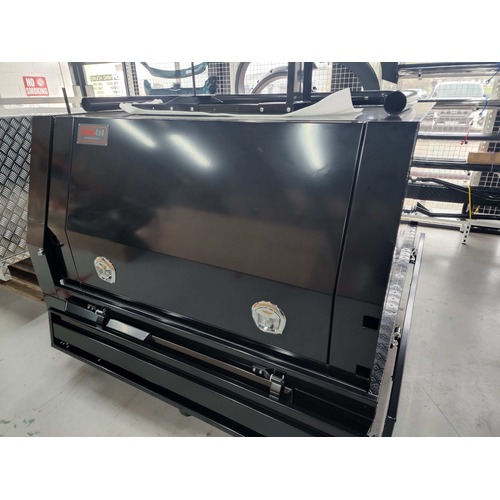 Premium Tray Canopy Combo Powdercoated Black to Suit Dual Cab Utes 1800*1780*850