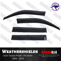 Weathershields Window Visors for Toyota Prado 150 Series 2009-2018 Shields