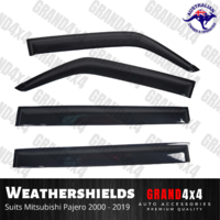 Weathershields Window Visors  for Mitsubishi Pajero 2000-2019 Weather Shields