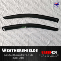 Weathershields Window Visors for Ford Falcon FG FG-X 2008-2019 Ute 2pcs