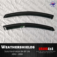 Weathershields Window Visors for Ford Falcon BA BF Fairmont REAR ONLY 02 - 08