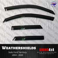 Premium Weathershields Window Visors for Ford Territory 2004 - 2020 Tinted Visor