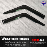 Premium Weathershields Window Visors for Toyota Landcruiser 70 76 78 79 series