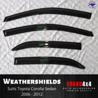 Premium Weathershields Window Visors for Toyota Corolla 2006 - 2012 Sedan