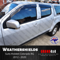 Premium Weathershields Window Visors for Holden Colorado RG 2012 - 2020 Dual Cab