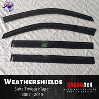 Premium Weathershields Window Visors for Toyota Kluger 2007 - 2013