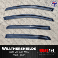 Weathershields Window Visors for Volkswagen Golf MK5 2003-2008 VW