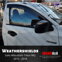 Weathershields Window Visors to suit Mitsubishi Triton MQ 2015 - 2018 Single Cab