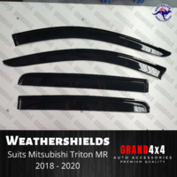 Weathershields Window Visors to suit Mitsubishi Triton MR 2018 - 2020 Dual Cab