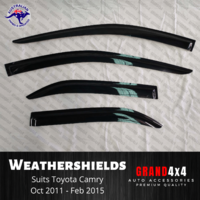 Premium Weathershields Window Visors to suit Toyota Camry Oct 2011 - Feb 2015