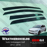 Weathershields Window Visors to suit VW Golf MK7 MK7.5 GTI R 2012 - 2018