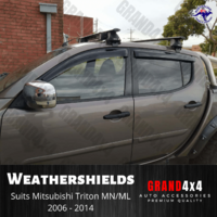 Premium Weathershields Window Visors for Mitsubishi Triton MN/ML 2006-2014