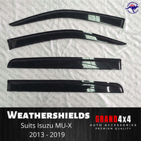 Premium Weathershields Window Visors to suit Isuzu MUX MU-X 2013 - 2019