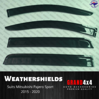 Weathershields Window Visors to suit Mitsubishi Pajero Sport QE QF 2015-2023