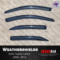 Weathershields Window Visors to suit Toyota Camry 2006 - 2012 XV40 Tinted Black