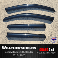 Premium Weathershields Tinted Window Visors for Mitsubishi Outlander 2012-2020